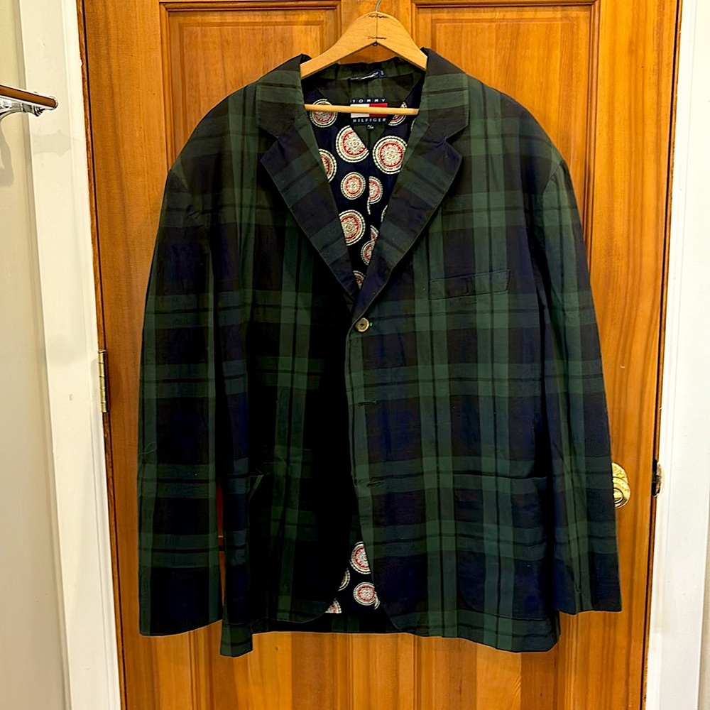Vintage 90s Plaid loose fit blazer, great condition.